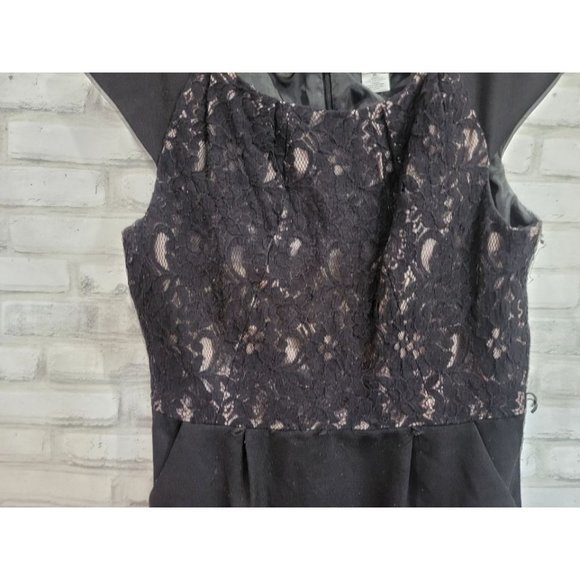 Liz Clairborne Size‎ 10 Dress Cap Sleeve Lace Front - Picture 4 of 10